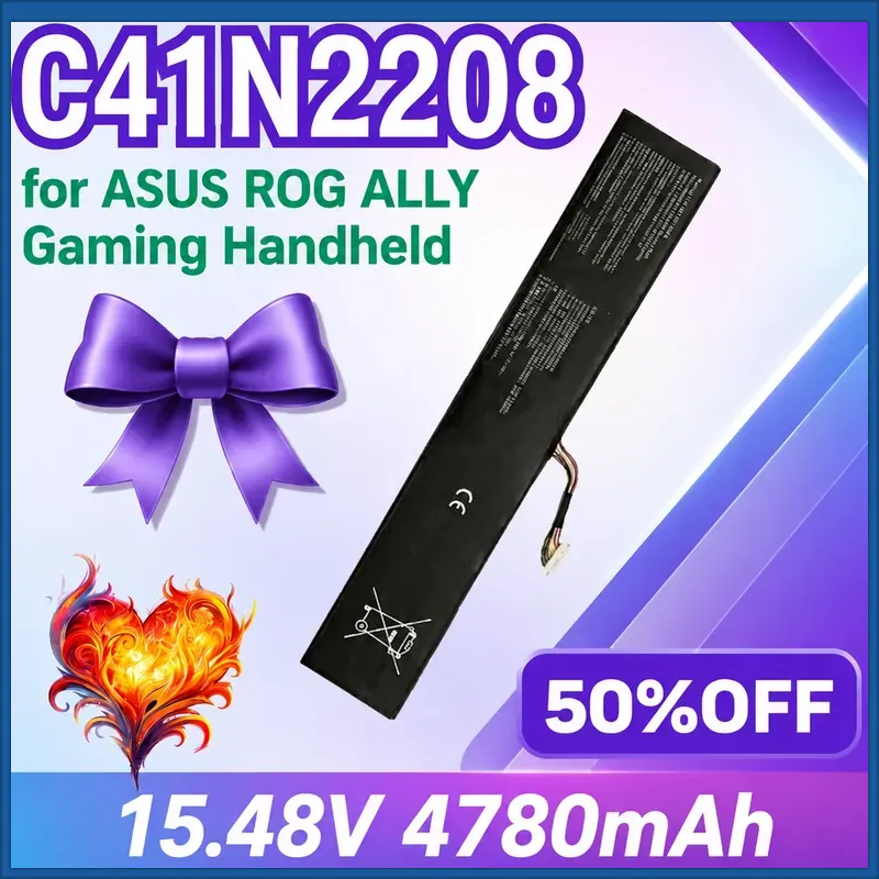 Gaming Console Asus Rog - بطارية جديدة C41N2208 بسعة 4780 مللي