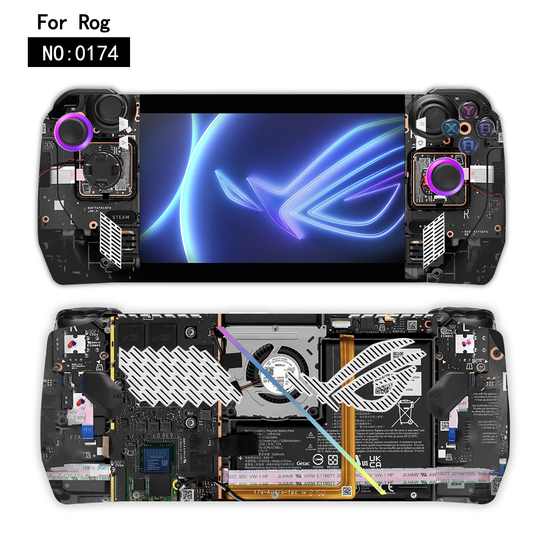حافظة ملصقات جديدة لوحدة التحك - مراجعة Gaming Console Asus Rog وسعره