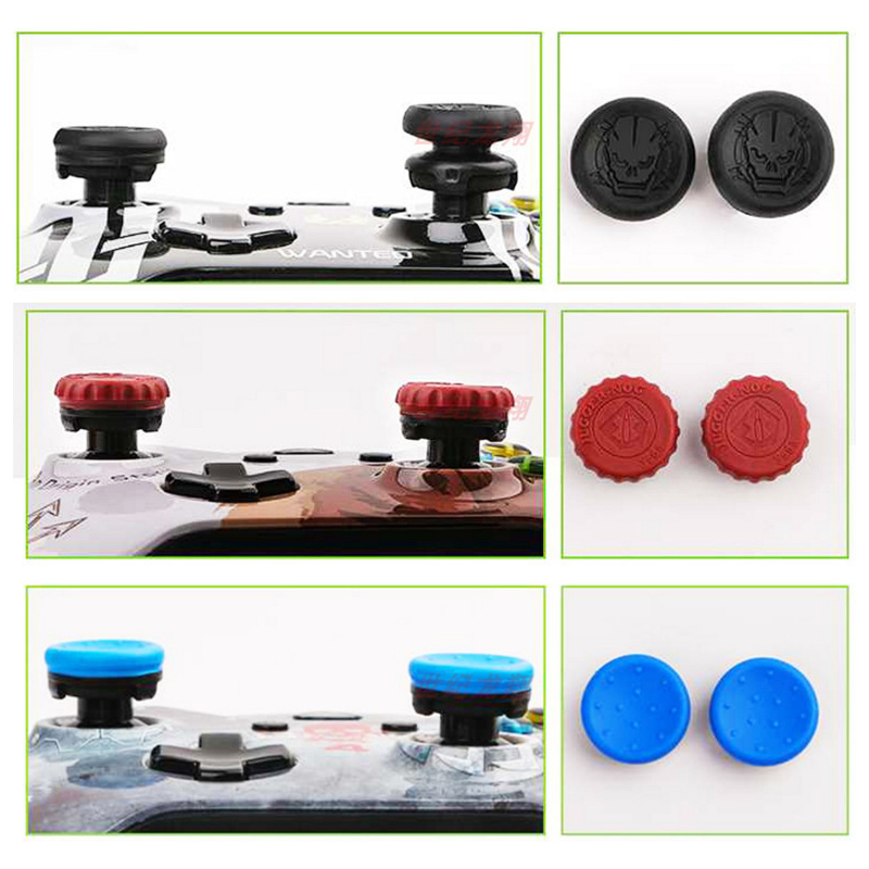 قطعتان من أغطية عصا التحكم الس - مراجعة Thumb Grip Joystick وسعره