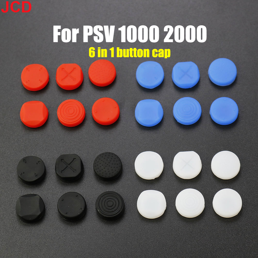 JCD 6 في 1 سيليكون مكافحة زلة  - مراجعة Thumb Grip Joystick وسعره