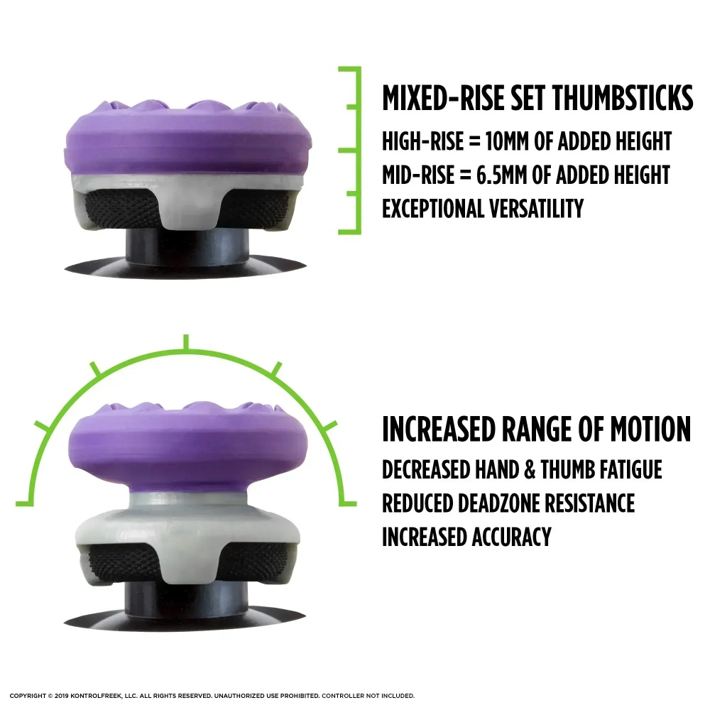 عصا سيليكون عالية الارتفاع لـ  - مراجعة Thumb Grip Joystick وسعره